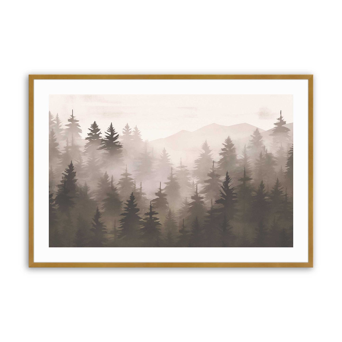 [Color:Polished Gold], Picture of art in a Polished Gold frame