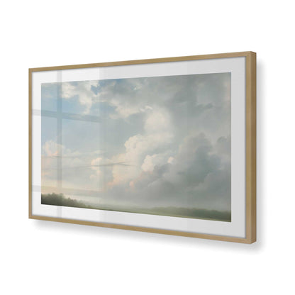[Color:Brushed Gold], Picture of art in a Brushed Gold frame of the corner