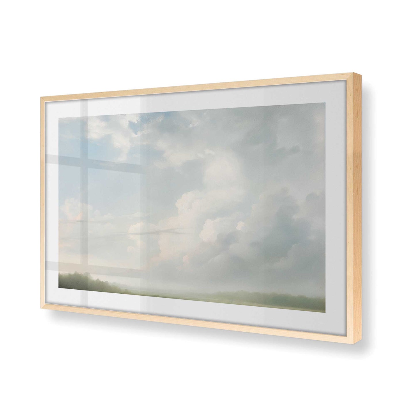 [Color:Raw Maple], Picture of art in a Raw Maple frame of the corner