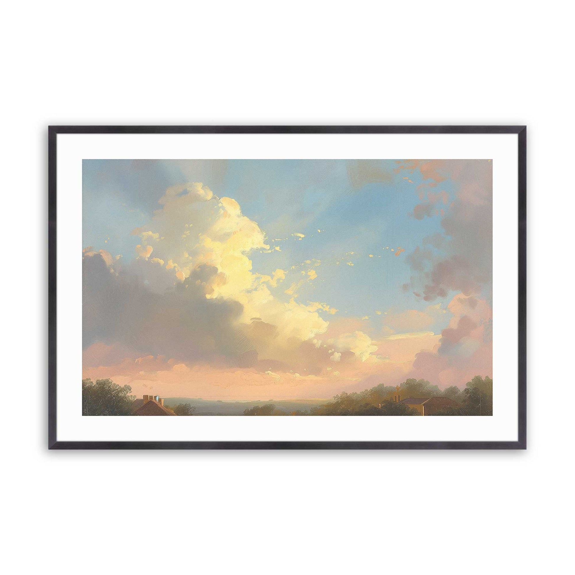 [Color:Weathered Zinc], Picture of art in a Weathered Zinc frame