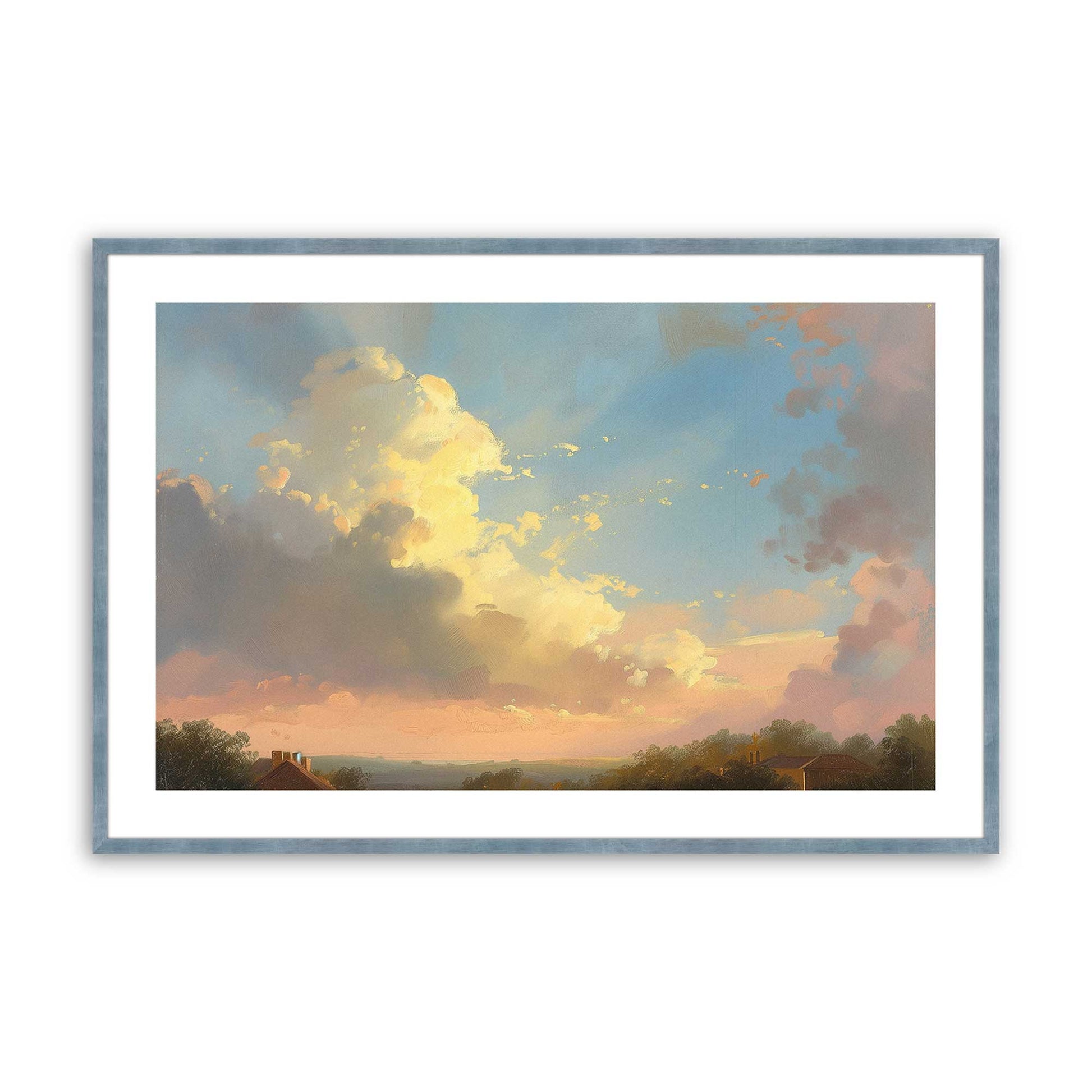 [Color:Electric Sky], Picture of art in a Electric Sky frame