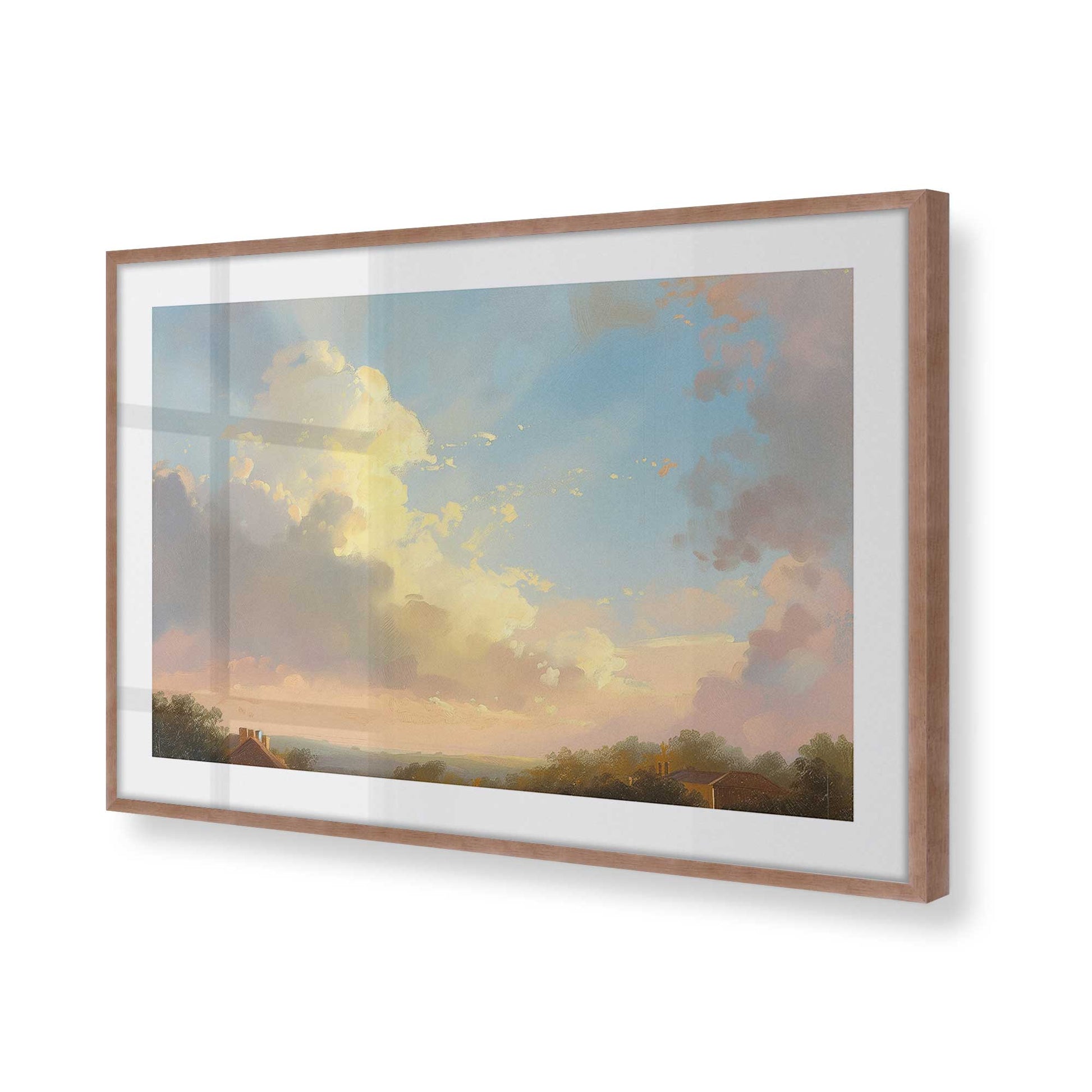 [Color:Powder Rose], Picture of art in a Powder Rose frame of the corner