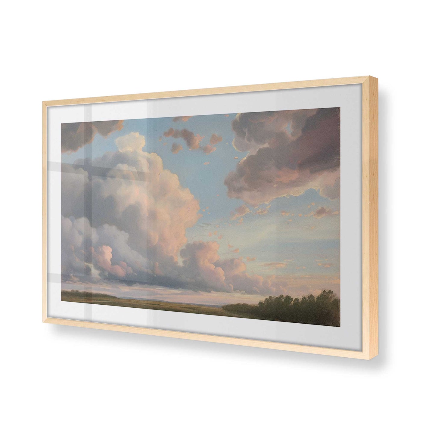 [Color:Raw Maple], Picture of art in a Raw Maple frame of the corner