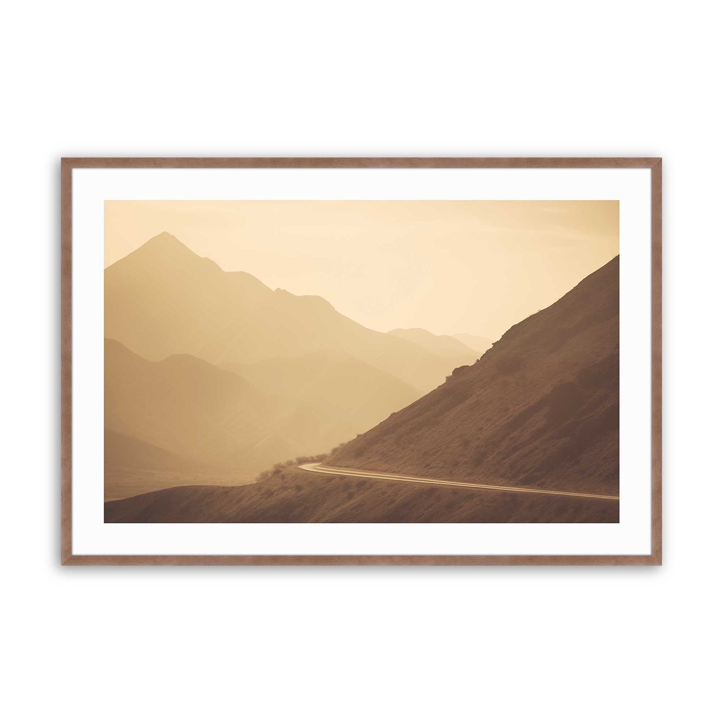 [Color:Powder Rose], Picture of art in a Powder Rose frame