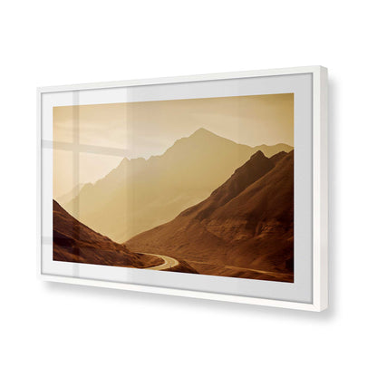 [Color:Opaque White], Picture of art in a Opaque White frame of the corner