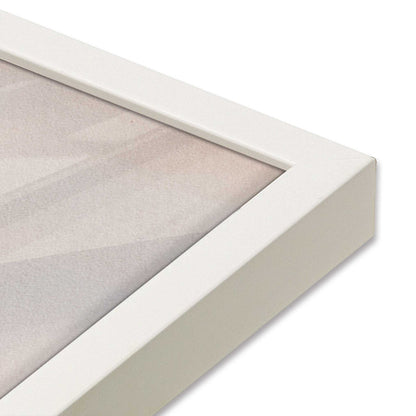 [Color:Opaque White], Picture of art in a Opaque White frame at an angle
