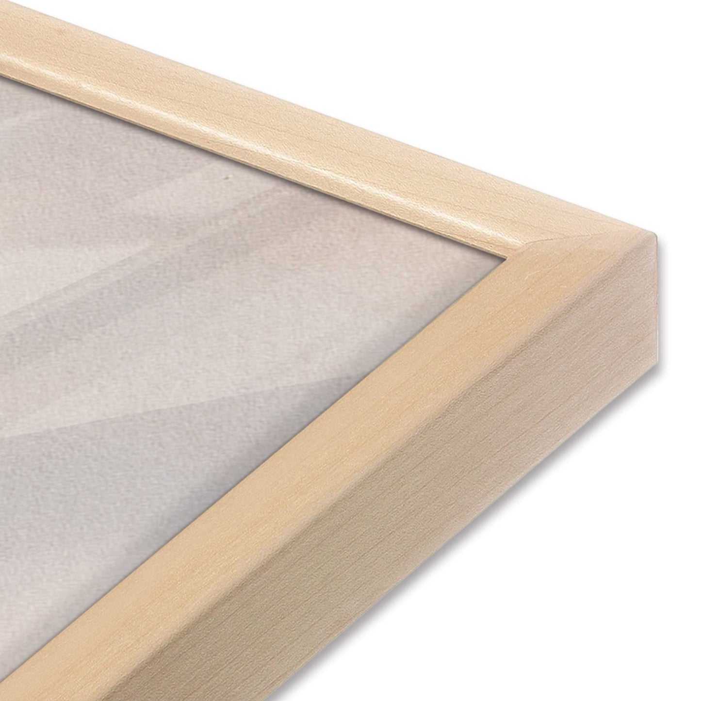 [Color:Raw Maple], Picture of art in a Raw Maple frame at an angle