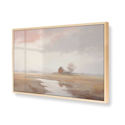 [Color:Raw Maple], Picture of art in a Raw Maple frame of the corner