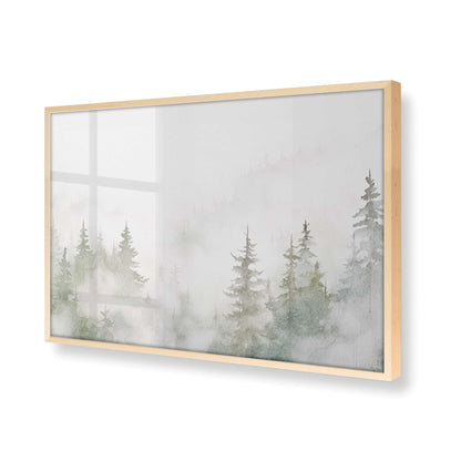 [Color:Raw Maple], Picture of art in a Raw Maple frame of the corner