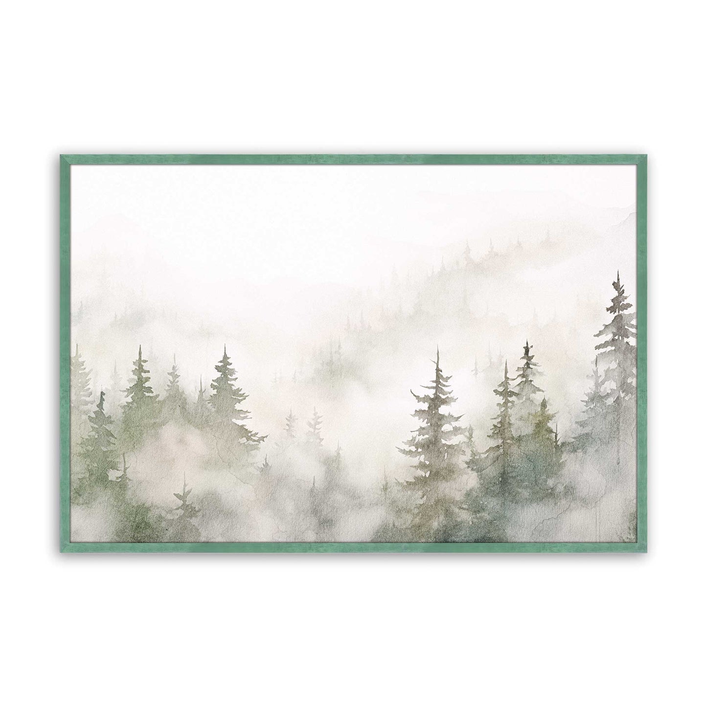 [Color:Lemon Grass], Picture of art in a Lemon Grass frame