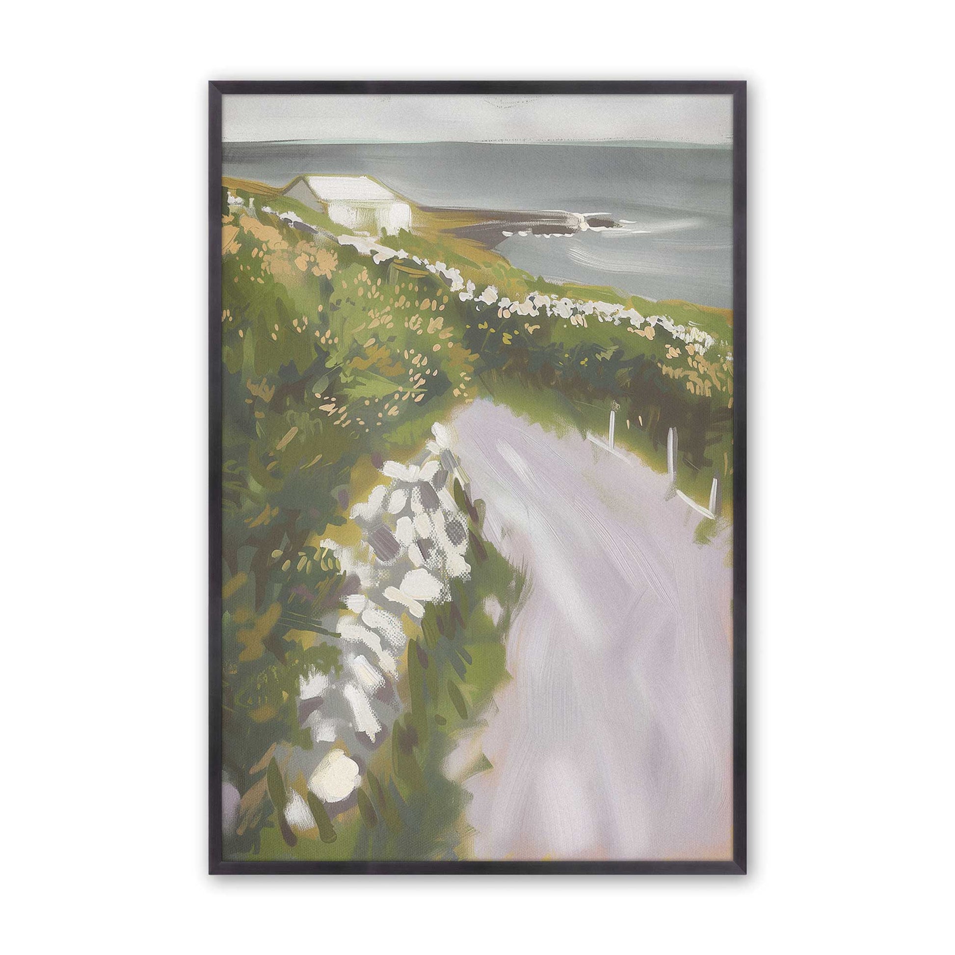 [Color:Weathered Zinc], Picture of art in a Weathered Zinc frame