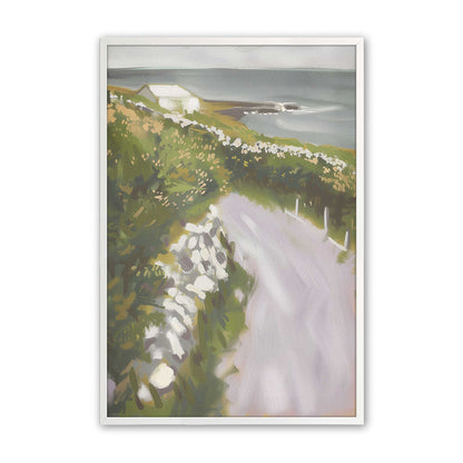 [Color:Opaque White], Picture of art in a Opaque White frame