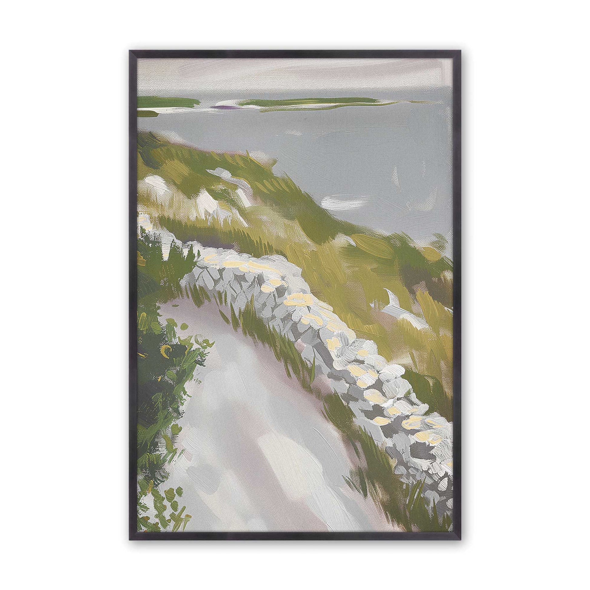 [Color:Weathered Zinc], Picture of art in a Weathered Zinc frame