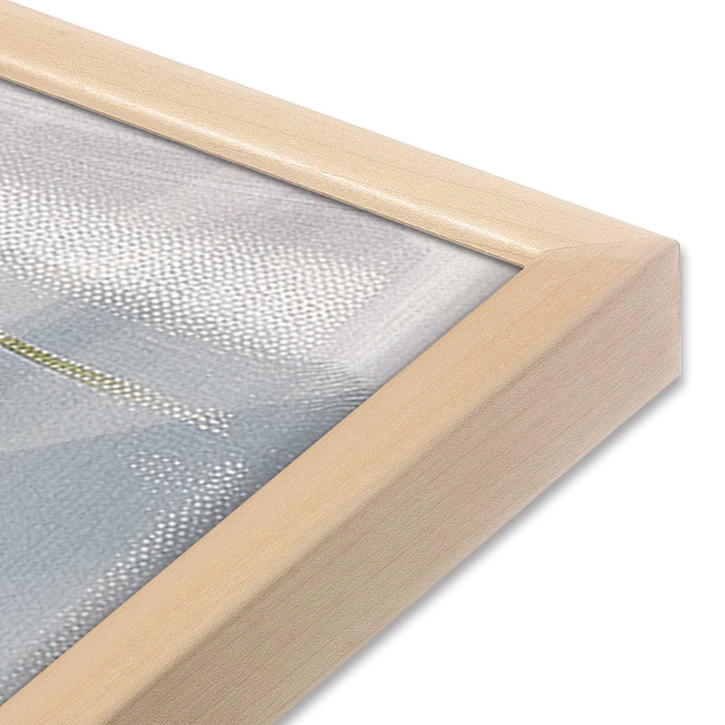 [Color:Raw Maple], Picture of art in a Raw Maple frame at an angle