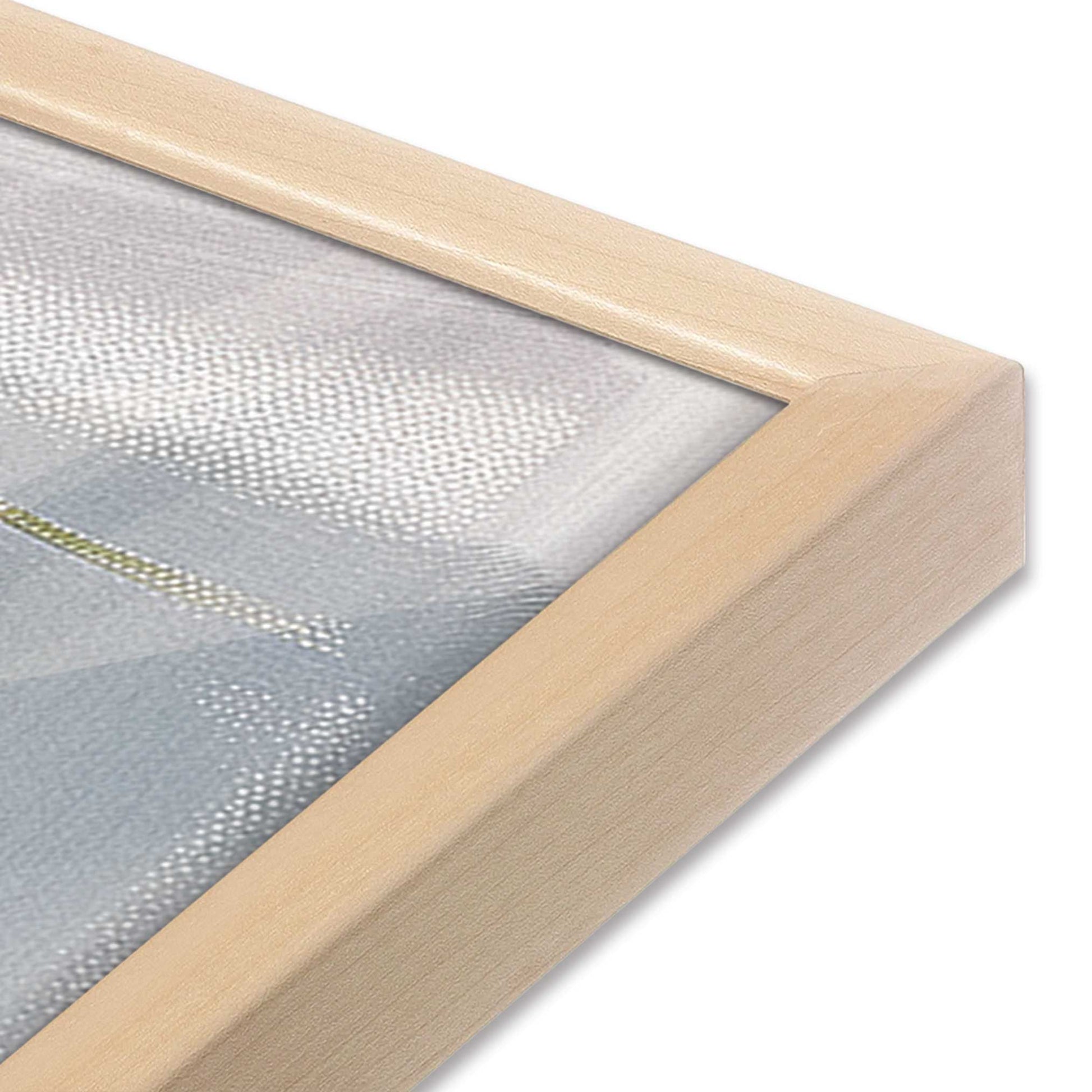 [Color:Raw Maple], Picture of art in a Raw Maple frame at an angle
