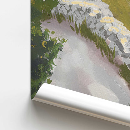 Serene Pathway by the Sea II Promotional Rolled Print