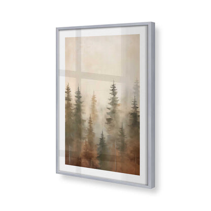 [Color:Polished Chrome], Picture of art in a Polished Chrome frame of the corner