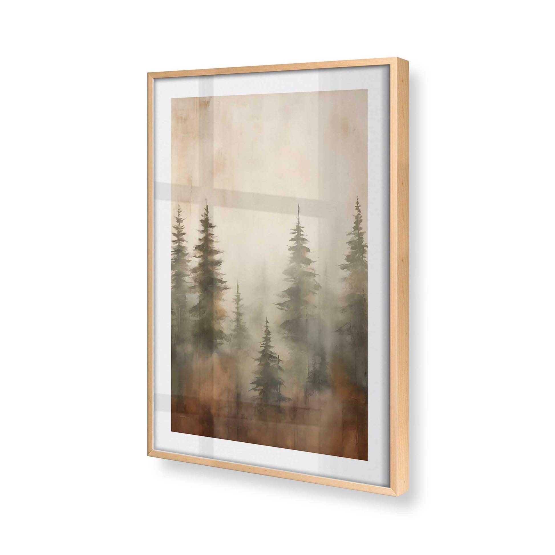 [Color:Raw Maple], Picture of art in a Raw Maple frame of the corner