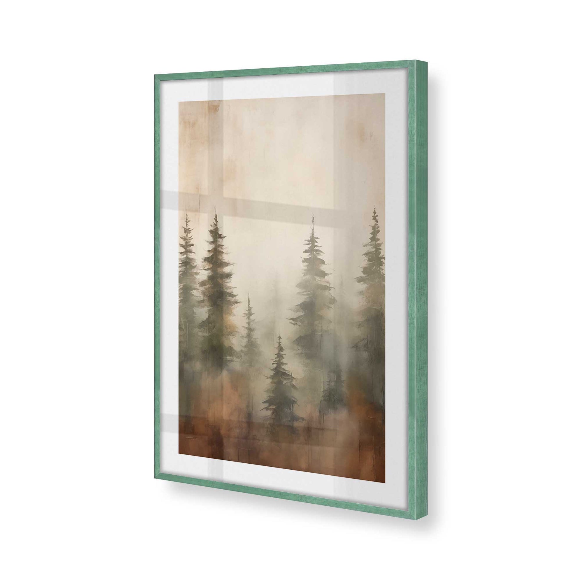 [Color:Lemon Grass], Picture of art in a Lemon Grass frame of the corner