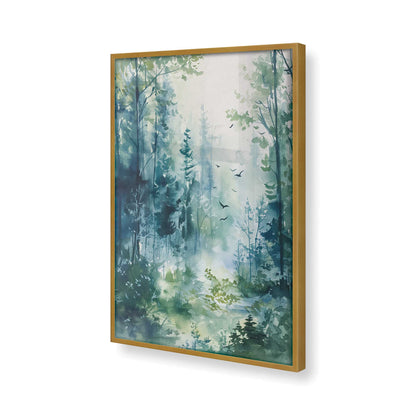 [Color:Polished Gold], Picture of art in a Polished Gold frame of the corner