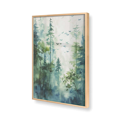 [Color:Raw Maple], Picture of art in a Raw Maple frame of the corner