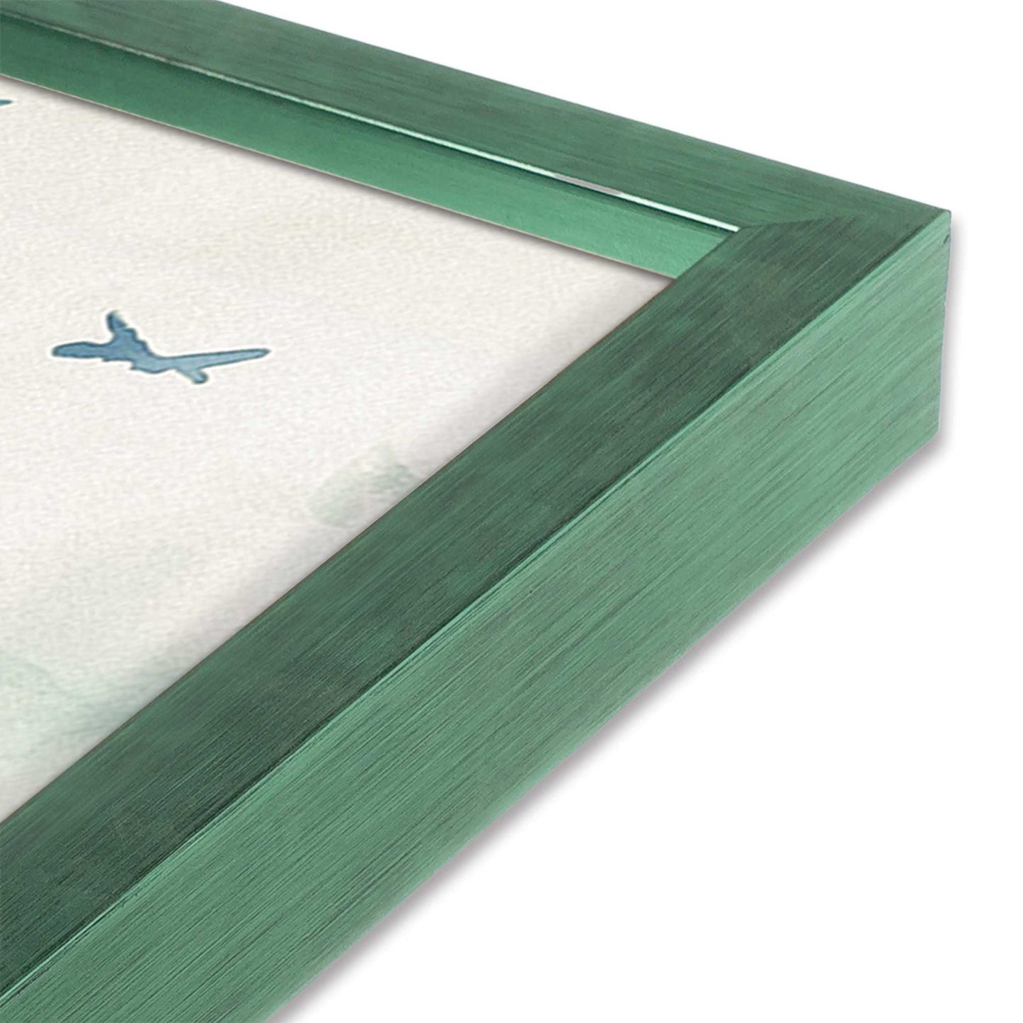 [Color:Lemon Grass], Picture of art in a Lemon Grass frame at an angle