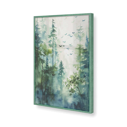 [Color:Lemon Grass], Picture of art in a Lemon Grass frame of the corner