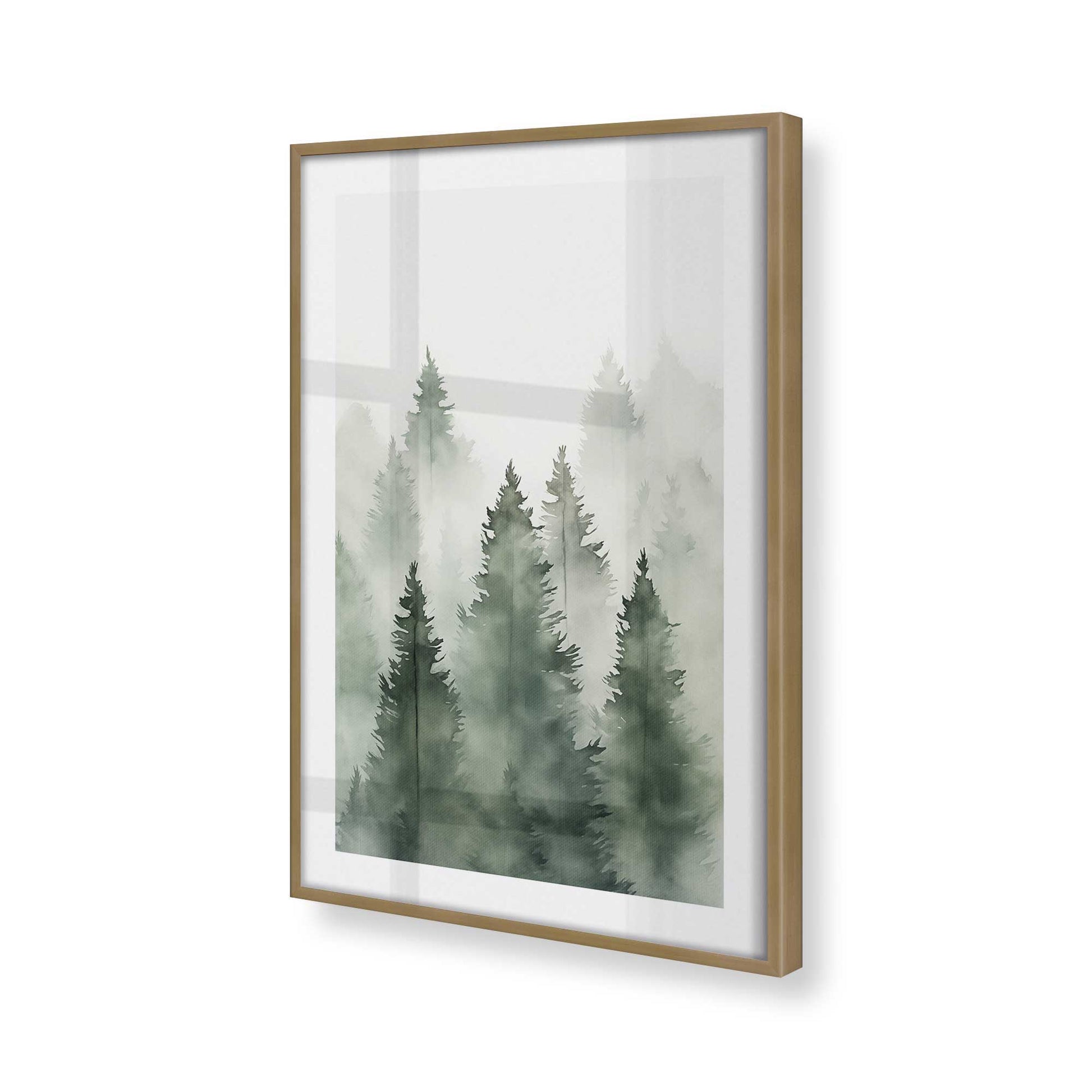 [Color:Brushed Gold], Picture of art in a Brushed Gold frame of the corner