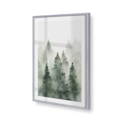 [Color:Polished Chrome], Picture of art in a Polished Chrome frame of the corner