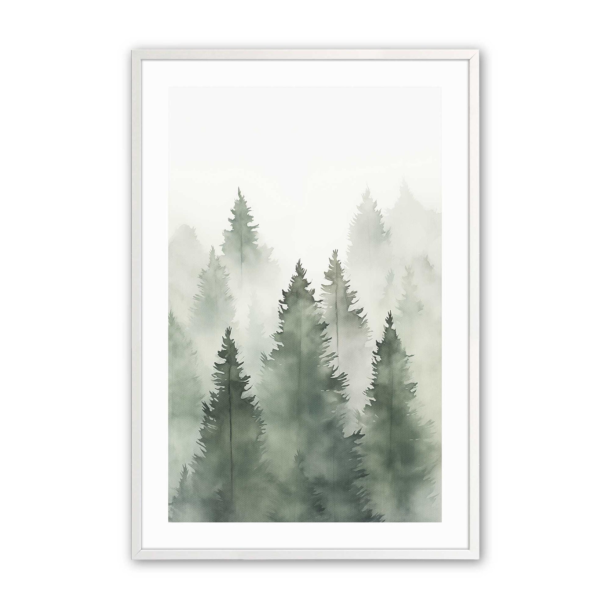 [Color:Opaque White], Picture of art in a Opaque White frame