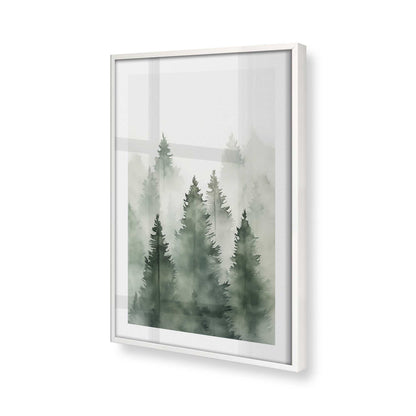 [Color:Opaque White], Picture of art in a Opaque White frame of the corner