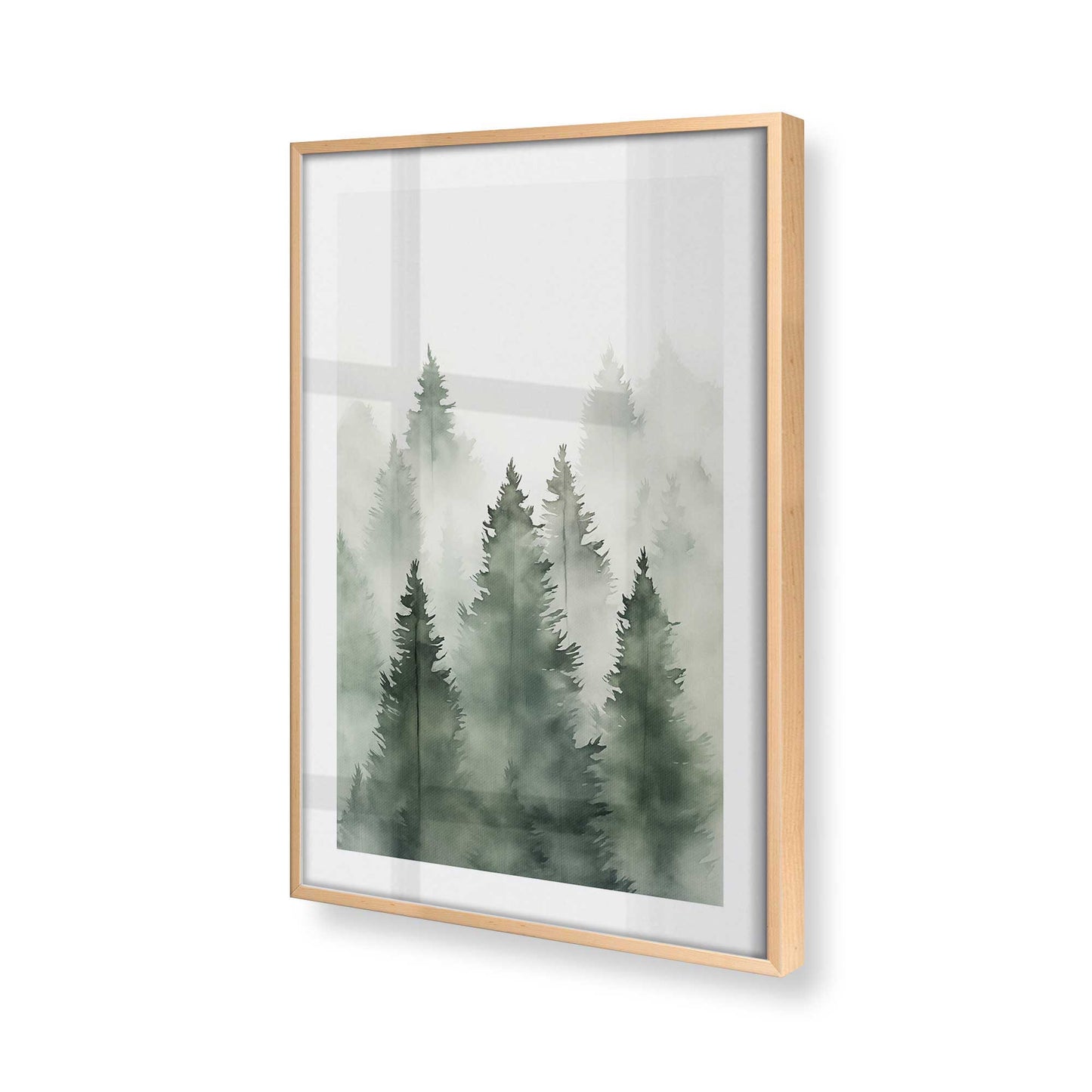 [Color:Raw Maple], Picture of art in a Raw Maple frame of the corner