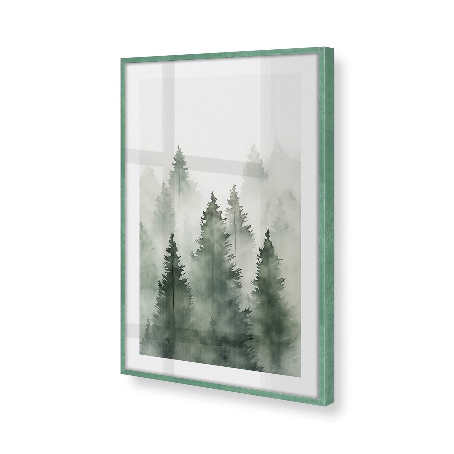 [Color:Lemon Grass], Picture of art in a Lemon Grass frame of the corner