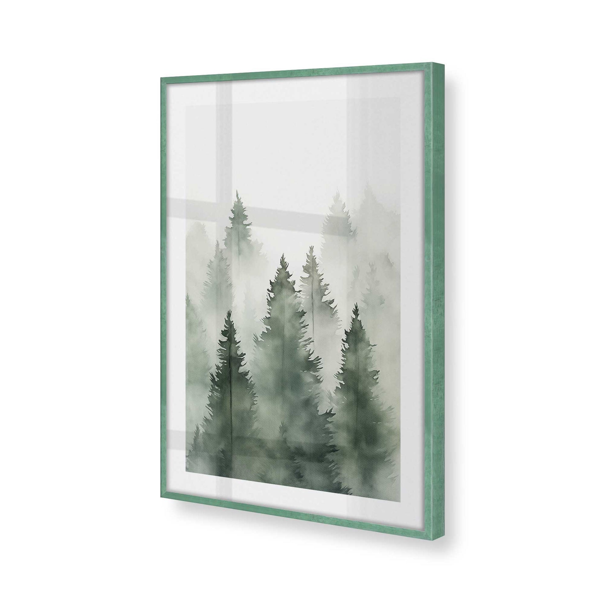 [Color:Lemon Grass], Picture of art in a Lemon Grass frame of the corner