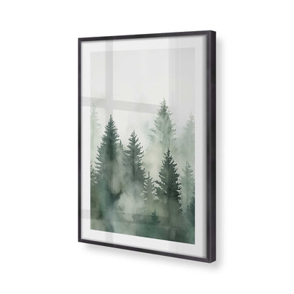 [Color:Weathered Zinc], Picture of art in a Weathered Zinc frame of the corner