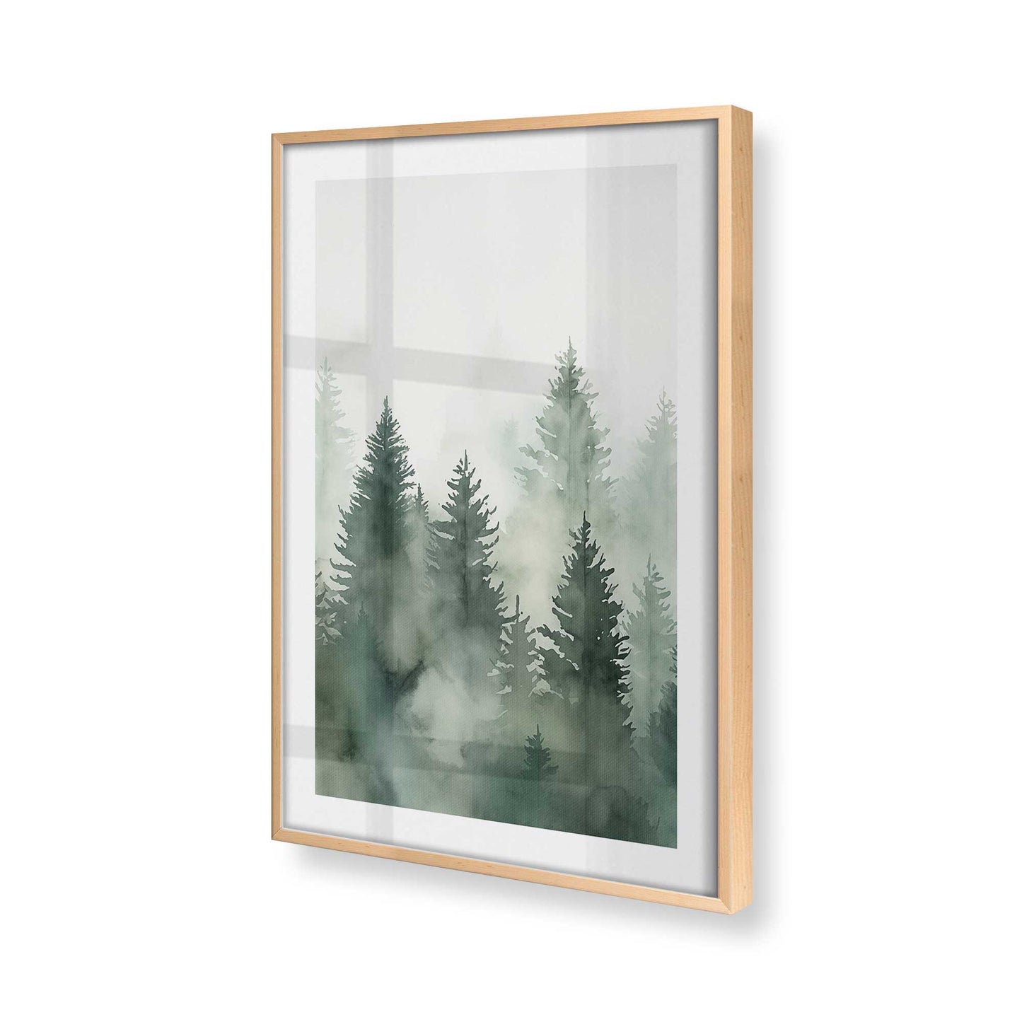 [Color:Raw Maple], Picture of art in a Raw Maple frame of the corner