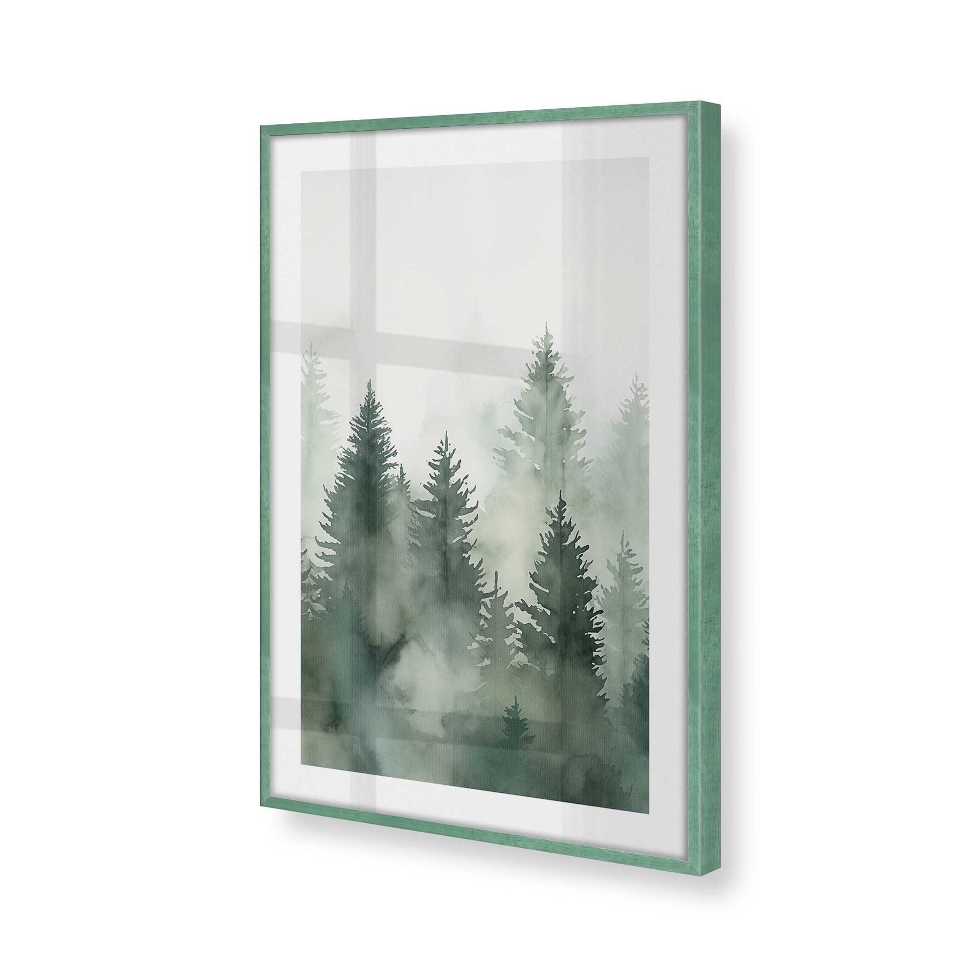 [Color:Lemon Grass], Picture of art in a Lemon Grass frame of the corner