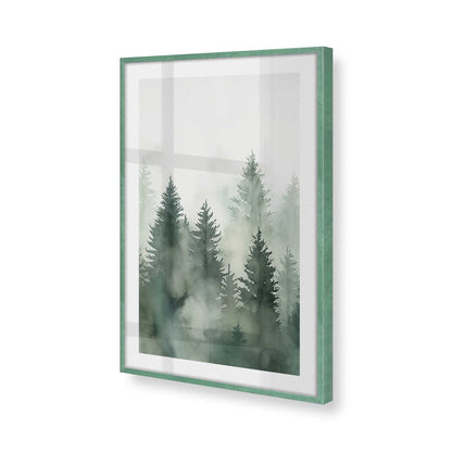 [Color:Lemon Grass], Picture of art in a Lemon Grass frame of the corner