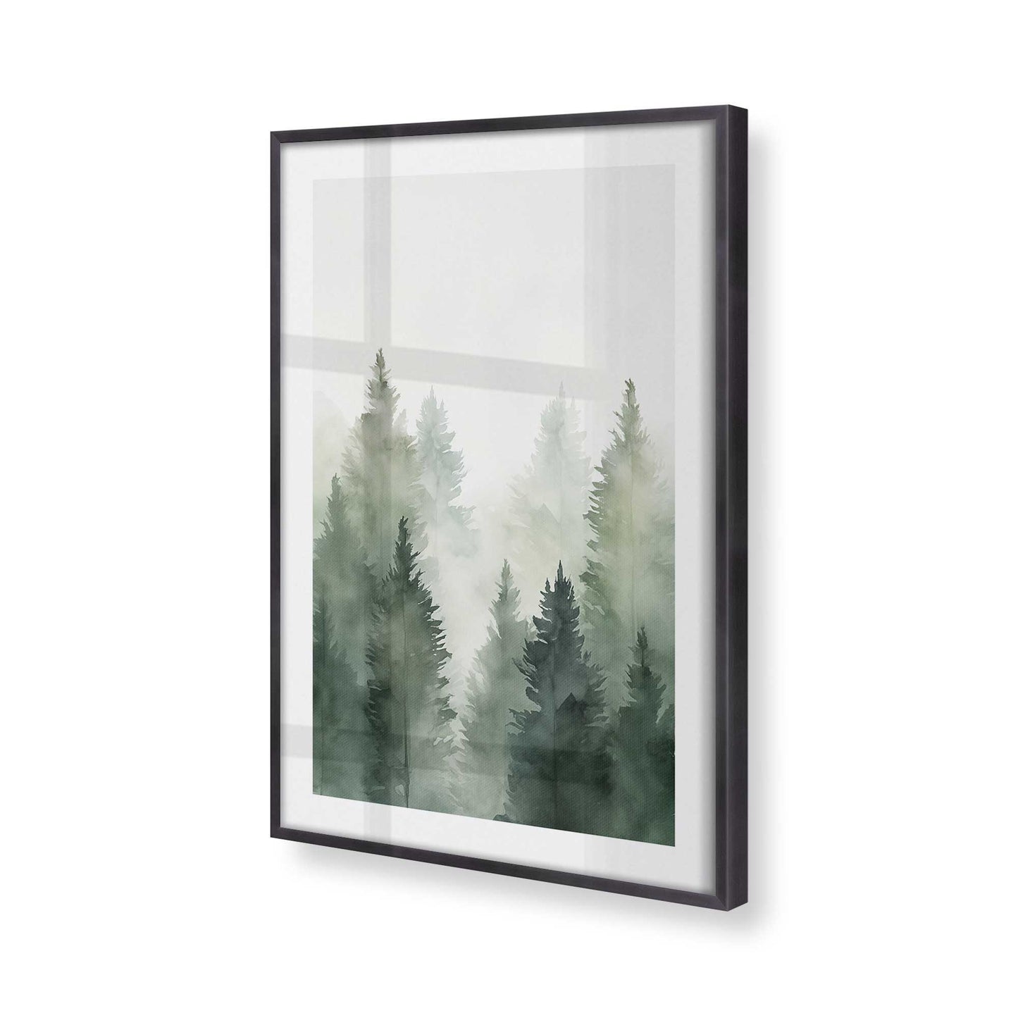 [Color:Weathered Zinc], Picture of art in a Weathered Zinc frame of the corner