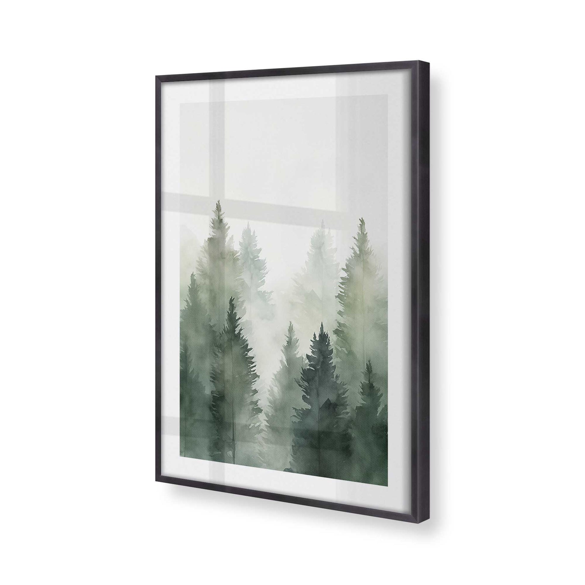 [Color:Weathered Zinc], Picture of art in a Weathered Zinc frame of the corner