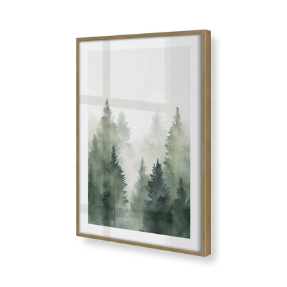 [Color:Brushed Gold], Picture of art in a Brushed Gold frame of the corner