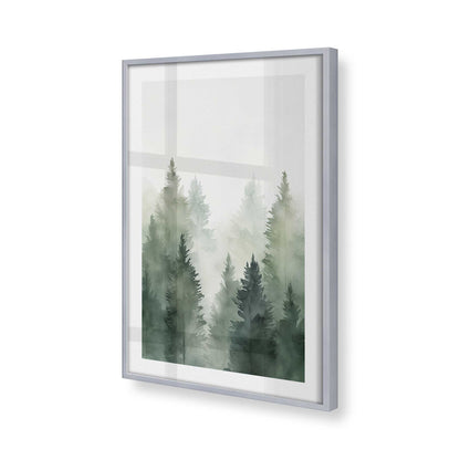 [Color:Polished Chrome], Picture of art in a Polished Chrome frame of the corner
