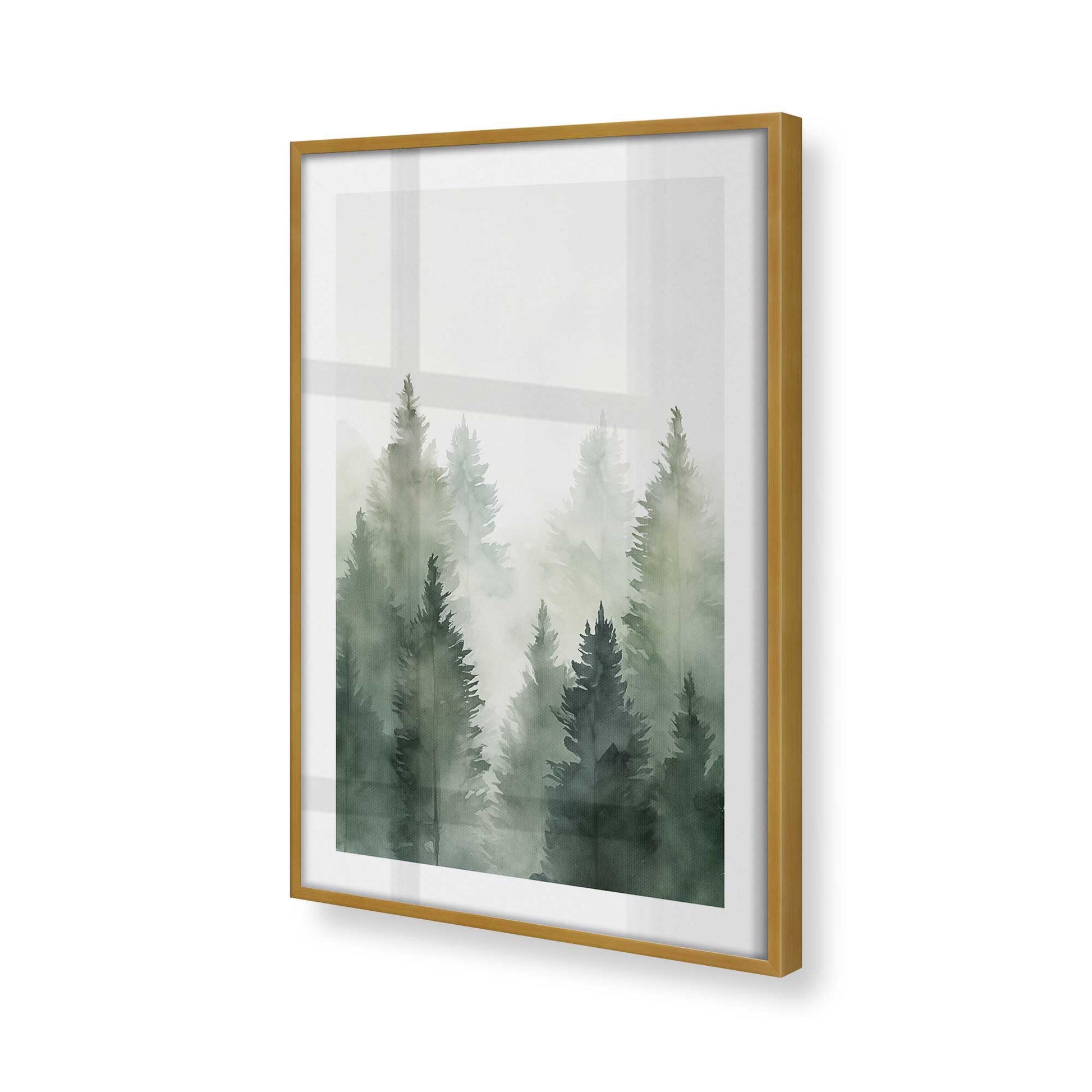 [Color:Polished Gold], Picture of art in a Polished Gold frame of the corner