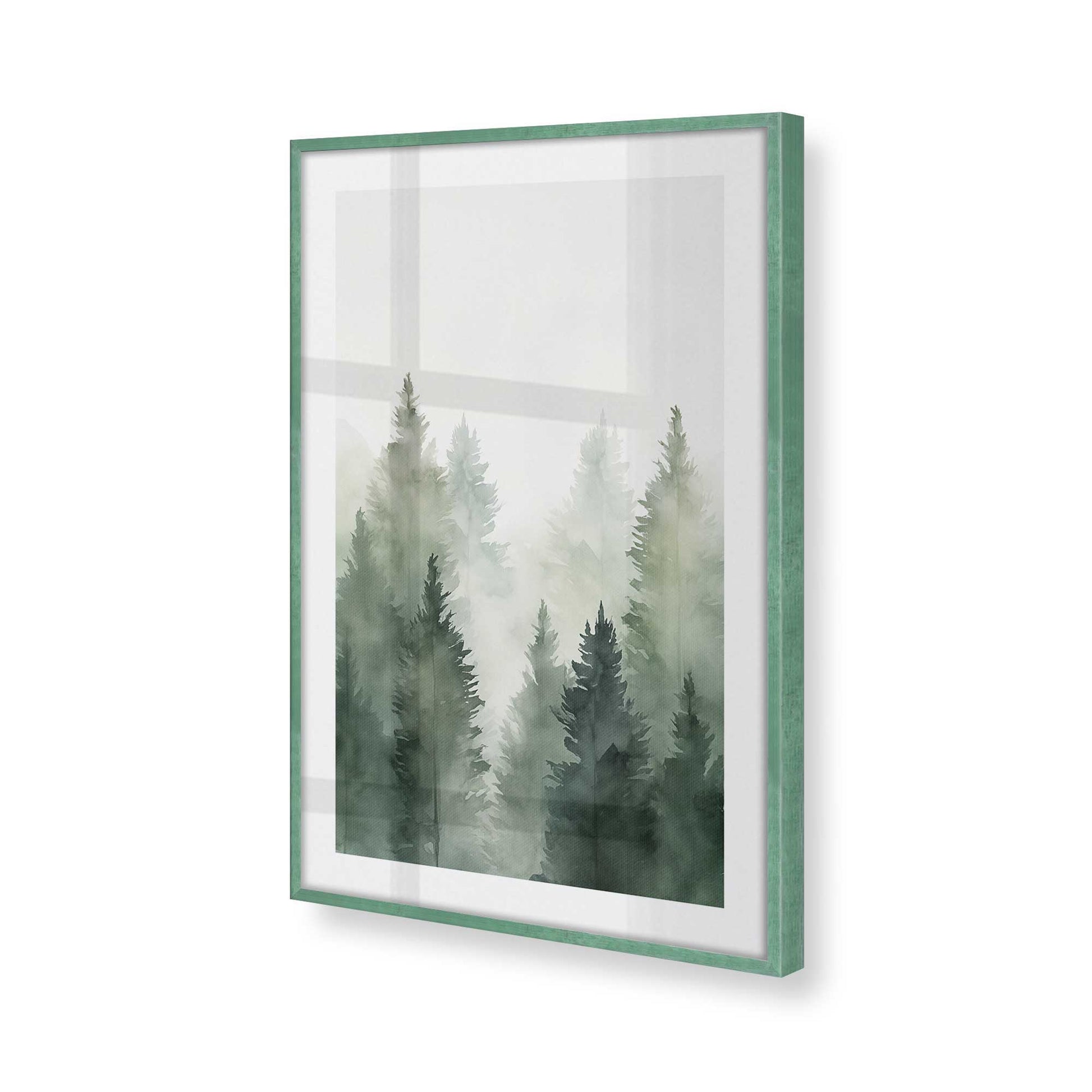[Color:Lemon Grass], Picture of art in a Lemon Grass frame of the corner