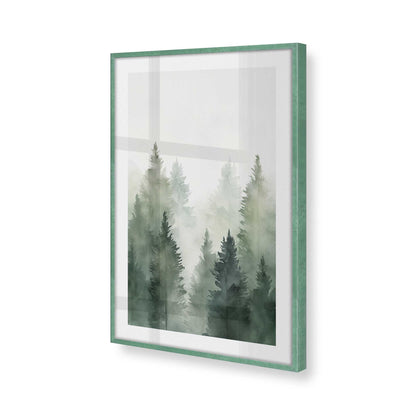 [Color:Lemon Grass], Picture of art in a Lemon Grass frame of the corner