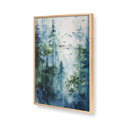 [Color:Raw Maple], Picture of art in a Raw Maple frame of the corner