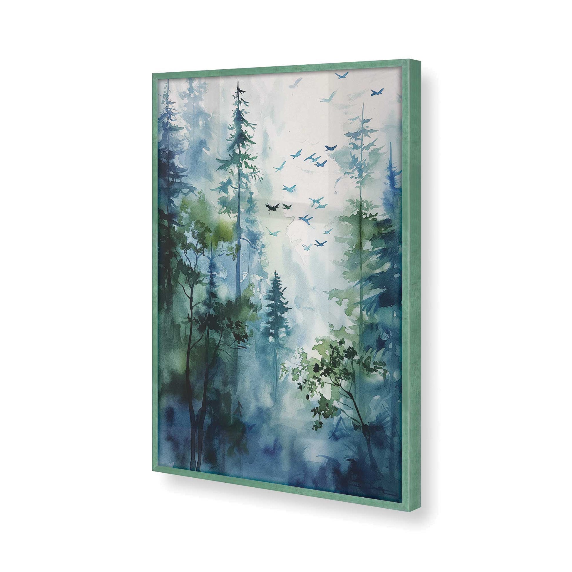 [Color:Lemon Grass], Picture of art in a Lemon Grass frame of the corner