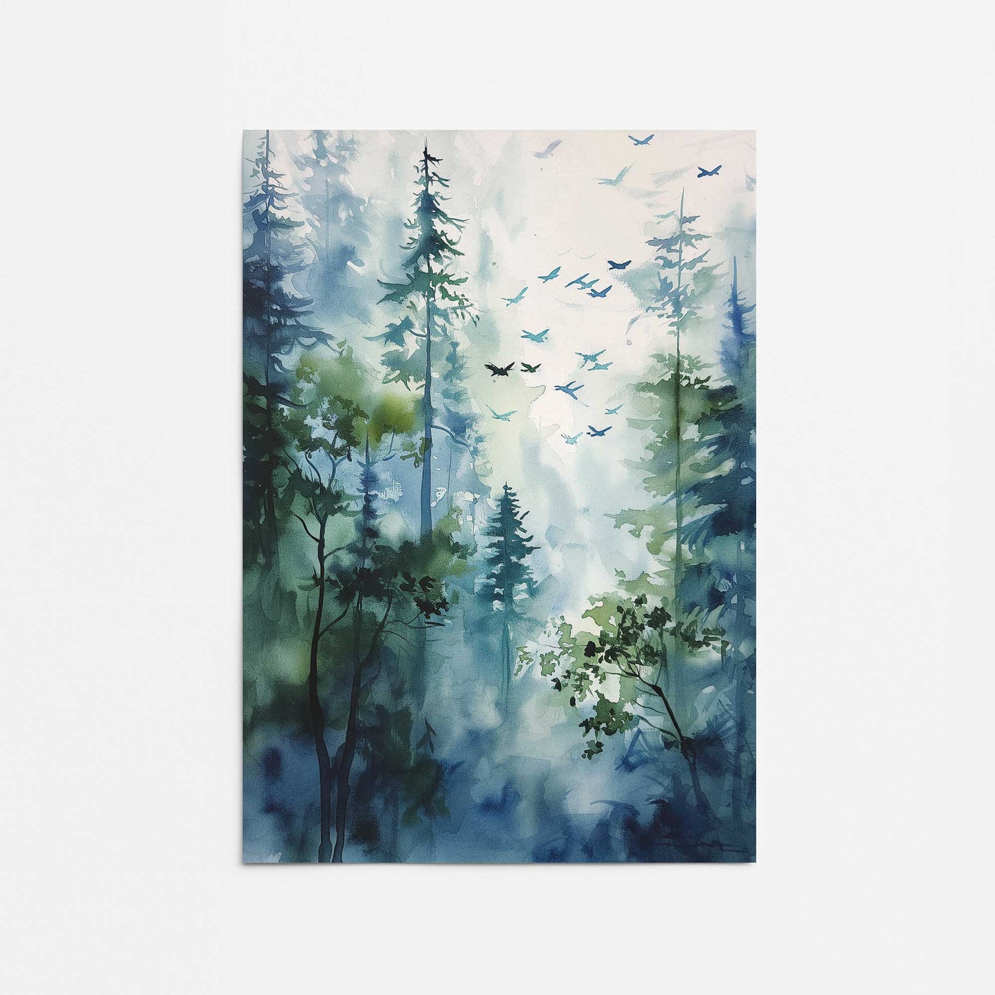 Enchanted Forest Scene II Promotional Rolled Print