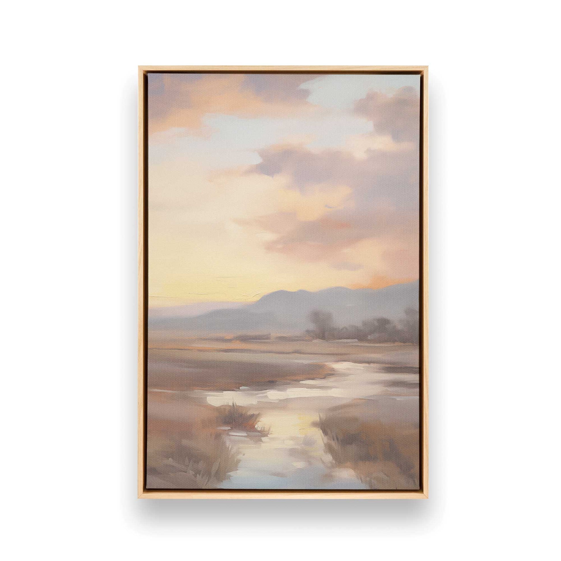 [Color:American Maple], Picture of art in a American Maple frame