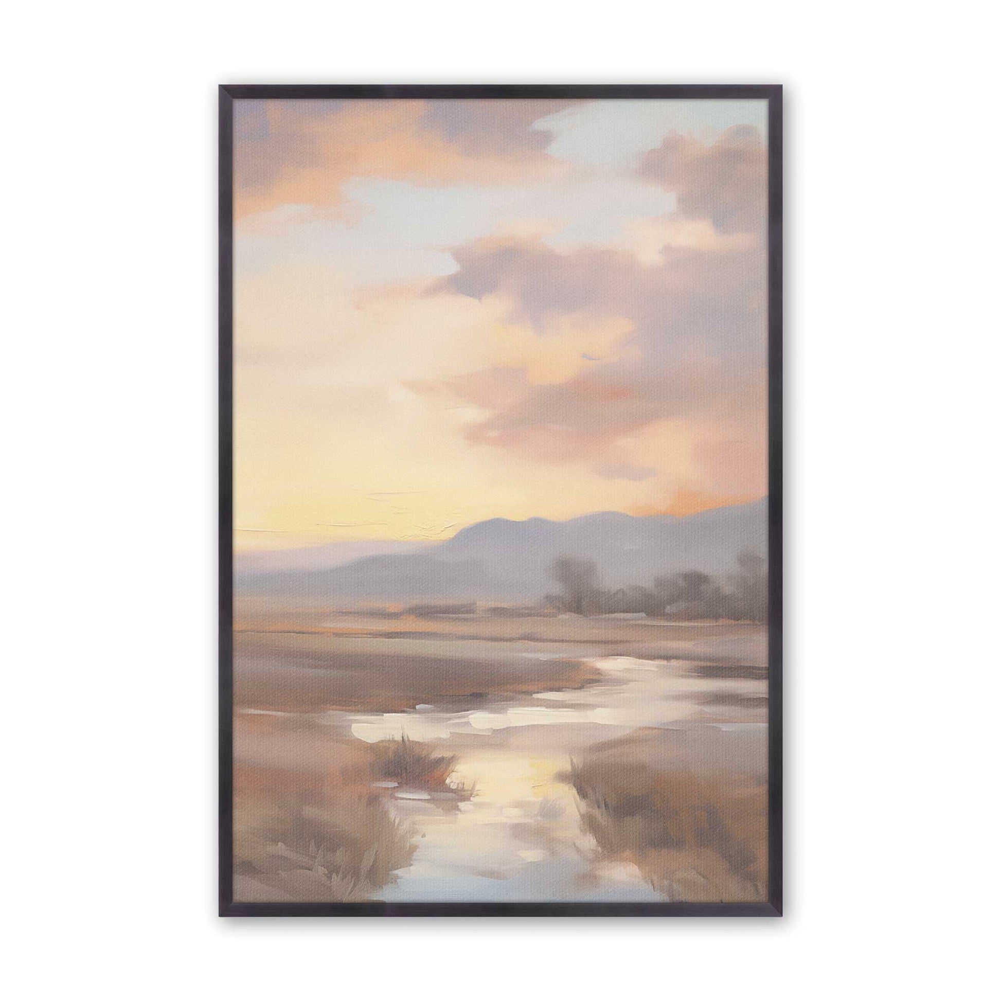 [Color:Weathered Zinc], Picture of art in a Weathered Zinc frame
